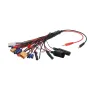 20 in 1 Multifunction Charger Cable 4mm Banana Pklug to XT60 XT90 EC3 EC5 Tamiya for B6 B6AC PL6 PL8 Charger