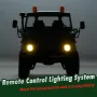 FMS FCX24 RTR Mercedes for Benz 421 Unimog 1/24 2.4G 4WD RC Car Rock Crawler Two Speed Portal Axles Off-Road Climbing Truck LED Light Full Proportional Vehicles Models Toys