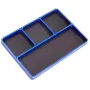 1/8 1/10 Model RC Car Metal CNC Four-Grid Simple Screw Tray Storage Box Metal Nut Screw Tray