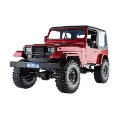 FMS ROCHOBBY Mashigan RS Vermelho RTR 1/10 2.4G 4WD Carro RC Rock Crawler Off-Road Escalada Monster Truck Luz LED Estrutura de Engrenagem de Metal Veículos Totalmente Proporcionais Modelos Brinquedos