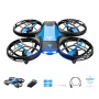 4DRC V8 Mini WiFi FPV com câmera HD Controle de gestos Acrobacias Quedas Luzes LED coloridas Grade Proteção total Presente para criança Brinquedos RC Drone Quadricóptero RTF