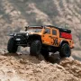 CROSSSRC EMO X4 1/8 2.4G 4WD 50 km/u RC-auto Rock Crawler Big Leopard Off-Road Klimwagen LED-licht Pick-up Reddingsvoertuigen Modellen Speelgoed Voor Achter Geblokkeerd Differentieel