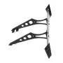 1/10 RC Car Parts Aluminum Tail Wing Spoiler for Tamiya TT02 XV01 HSP 94123 PTG2 YOKOMO HPI D3 D4 D5 Drift Racing On Road Rally Touring Flat Vehicles Models DIY Accessories