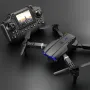 YLR/C E99 / E99D WiFi FPV with LCD Screen Controller HD Dual Camera Lighting Arms Optical Flow Positioning Colorful LED Light Foldable RC Drone Quadcopter RTF