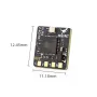 HGLRC ELRS 2.4GHz RX T-Style Compact Size High Refresh Rate Mini Receiver for FPV RC Drone Airplane