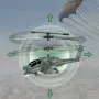 922 2.5 Channel Apache Remote Control Combat Helicopter With Gyroscope Remote Control Electric Remote Control Helicopter