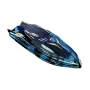 YTRC 802 RC Boat 2.4G Stunt 360° Rolling con luci a LED 5CH RC Boat Motoscafo ad alta velocità Impermeabile 20km/h Veicoli da corsa elettrici Modelli Laghi Piscine Giocattolo telecomandato