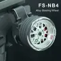 Radio Controller Universal Aluminum Alloy Full Metal Handwheel Steering Wheel for Flysky NB4/NB4 Pro Transmitter DIY Accessories