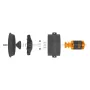 Unit Kipas Saluran 12 Bilah 64mm QX-Motor EDF CW/CCW Dengan Motor Brushless QF2822 2100KV 2300KV 3300KV 4300KV Untuk Pesawat Jet RC