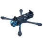 Asixflying Manta 5 SE 223mm Wheelbase T700 Carbon Fiber Plate Frame Kit Compatible DJI O3/19mm Camera for FPV Racing Drones