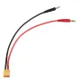 22cm 12/14AWG XT60 Male Plug to 4.0mm Banana Plug Silicone Cable for B6AC Charger