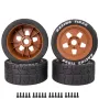 4PCS Off Road Tires Wheel 17mm Hex Hubs for 1/7 RC Racing Car Arrma Infraction Felony ZD KM RC Car Parts