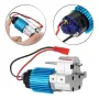 Metal Decelerate Gearbox with 370 Brushed Motor Metal Gear Heatsink Mount Base for WPL B14 B14K B24 B24K B16 B16K B36 B36K C14 C14K C24 C24K JJRC Q60 Q61 MN90 MN90K MN91 MN91K 4WD 6WD Fayee FY001 FY002 Half Scale RC Car Parts