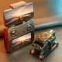 PJC RG700 PRO GPS 5G WiFi FPV con schermo LCD da 5,9 pollici Controller Doppia telecamera HD regolabile elettricamente a 180° Evitamento ostacoli a 360° Drone RC pieghevole senza spazzole Quadricottero R