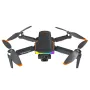 ZHENG FEI TOYS F168 Três Câmeras WiFi FPV com 3 Lentes HD Dual Servo Gimbal 360º Obstáculo Evitação Posicionamento de Fluxo Óptico Sem Escovas Dobrável RC Drone Quadricóptero RT