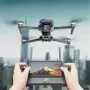 AE30 GPS 10KM 5G Repeater Digital FPV with 4K HDR Video 5X ZOOM Dual Camera 3-Axis EIS Gimbal 360° Ultrasonic Lift Obstacle Avoidance 7.2inch Touchable LCD Screen Controller Brushless Foldable RC Drone Quadcopter RTF