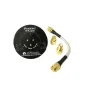 Antena Realacc RHCP Pogoda + Patch Umpan Tiga TFP-Mini 45mm Hitam 5.8G Antena FPV Untuk Drone RC FPV