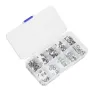 240PCS M2 M2.5 M3 Countersunk Phillips Kepala Nat Skru Pencuci Kombo Aksesori Set Alat Ganti untuk Pesawat RC Sayap Tetap