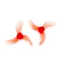 4 Pairs Gemfan 1208 31mm 1.2 Inch 4-Blade Propeller 0.8mm / 1.0mm / 1.5mm Shaft Hole for 0802 25000KV High KV Motor DIY Whoop RC Drone FPV Racing
