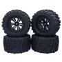 4PCS ZD Racing 1/10 Truck Universal Wheel Tire for HPI HSP Savage XS TM Flux RC Car Parts