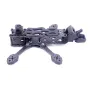 TEOSAW STEELE3 154mm / STEELE4 178mm Dingil Mesafesi 4mm Kol Kalınlığı X Tipi Çerçeve Takımı DIY RC Drone FPV Yarışı için VISTA DJI O3 Hava Ünitesini Destekler