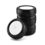 4PCS Tires Wheels 12mm Hex Off-Road for XRAY XB2 DIRT SRX2 SRX4 Bandit Tekno EB410 yokomo yz4 1/10 RC Car Vehicles Model Parts