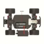 HS 18421 18422 18423 1/18 RC Car 2.4G Alloy Brushless Off Road High Speed 52km/h RC Vehicle Models Full Proportional Control