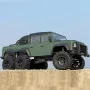 AUSTARHOBBY AXX6 RTR 6X6 1/10 2.4G 6WD RC Mobil untuk Land Rover untuk Defender Rock Crawler Off-Road Climbing Truk Lampu LED Logam Gigi Kendaraan Model Mainan