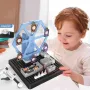 DL0103 66 Adet/Takım DIY Montaj Elektronik Mekanik STEM Oyuncakları Bilim Deneyi Öğretim Dönen Hedef Eğitici