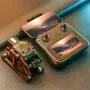 PJC RG700 PRO GPS 5G WiFi FPV con schermo LCD da 5,9 pollici Controller Doppia telecamera HD regolabile elettricamente a 180° Evitamento ostacoli a 360° Drone RC pieghevole senza spazzole Quadricottero R