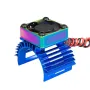 Uppgraderad metallmotorkylfläkt kylfläns för 380 540 550 3650 borstad borstlös motor RC-bilar fordon modeller Reservdelar