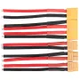 3Pairs XT60 Male Plug 12AWG 10cm Silicone Cable Wire