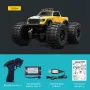 JJRC C8816 RTR 2.4G 4WD RC Car Amphibious Waterproof Off-Road Truck 360° Stunt Rotation LED Lights Land Water Full Proportional Vehicles Models Remote Control Toys