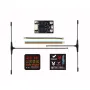 Récepteur longue portée double fréquence HGLRC ELRS GEMINI RX 2,4 GHz/915 MHz pour drone de course FPV