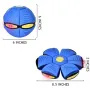 Đồ chơi ngoài trời UFO biến hình kỳ diệu có đèn LED hình đĩa bay giúp giảm căng thẳng, vui nhộn, đa năng, nhựa phẳng, hai chế độ