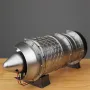 NIKOLATOY 1/3 WP-85 Jetmotormodell DIY Monteringssats Utmärkt STEAM Vetenskaplig Utbildning Upptäcktsleksaker Barn Barnpresenter