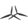 2 Pairs /4 Pairs 7040 8040 9045 3-Blade 5mm Shaft Black Fiberglass Nylon Propeller for 7 Inch 8 Inch 9 Inch FPV RC Racing Drone