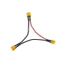 สายเคเบิลอะแดปเตอร์เชื่อมต่อแบตเตอรี่ Amass XT30 Series 1 ตัวเมียถึง 2 ตัวผู้ 18AWG 10 ซม. สำหรับแบตเตอรี่ RC Lipo