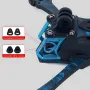 Asixflying Manta 5 SE 223mm Wheelbase T700 Carbon Fiber Plate Frame Kit Compatible DJI O3/19mm Camera for FPV Racing Drones