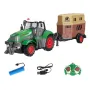 Landi QH205 1/24 27MHZ 4CH RC Auto Farmer Series Hout Gesimuleerd Transport Model Licht Geluid Afstandsbediening Speelgoed Jongens Kiepwagen Techniek Voertuigset Kinderen Cadeaus