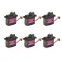 6PCS MG90S RC Micro Plastic Servo 13.4g for ZOHD Volantex Airplane RC Helicopter Car Boat Model