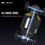 DIATONE Sniclo SNT MIX GO MG044 RTR 1/43 2.4G 4WD Drift RC Car with Gyro LED Light Race On-Road Micro Vehicles Models Toys