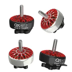 QX-MOTOR 2806.5 1300KV 1800KV 3-6S Motor Tanpa Brushless 5mm Aci untuk DIY 6 / 7 Inci Jarak Jauh RC Drone FPV Racing