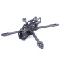 STEELE 5 220mm Wheelbase 5mm Arm Thickness Carbon Fiber X Type 5 Inch Freestyle Frame Kit Support Caddx Vista HD System for RC Drone FPV Racing