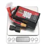 Batterie LiPo ZOP Power 6S 22,2 V 1800 mAh 120 C 39,96 Wh avec prise XT60 pour drone RC FPV Racing