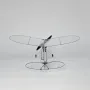MinimumRC Butterfly T1 360mm Wingspan Carbon Fiber Film Ultra-light Indoor RC Airplane KIT+Motor