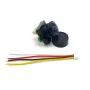 Transmissor AV sem fio ajustável EWRF 5.8 GHz 48 canais 1000 mW com microfone embutido e câmera FPV analógica Starlight CMOS 1000 TVL PAL/NTSC para drone de corrida RC