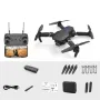 LSRC E88 PRO / LS-E525 Mini WiFi FPV con doppia telecamera HD 4K 720P Modalità di mantenimento dell'altitudine Drone RC pieghevole Quadricottero RTF