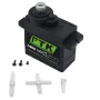 Servocomando RC digitale impermeabile PTK 7462W MG 25T con ingranaggi in alluminio 180¡ã 9g per robot ad ala fissa, auto e aereo.