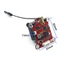 EWRF 5.8GHz 48CH 2W 30mm*30mm FPV Transmitter VTX Module Ultra-high Power 2000MW Built-in Microphone Support OSD for Fixed Wing FPV Drone Long Rang